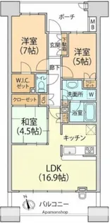 グランエスタ【20階】の間取り