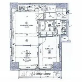 AXAS上野北【2階】の間取り