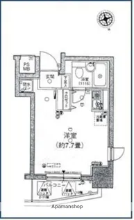 エスコート麻布十番【6階】の間取り