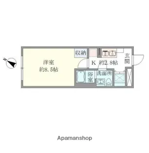HTピア赤坂【2階】の間取り