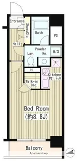 シティカレント大手町【3階】の間取り