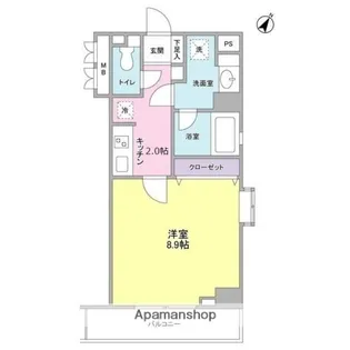 ユーキメゾン一番町【2階】の間取り