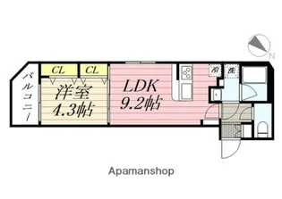 GRANPASEO麻布十番【12階】の間取り