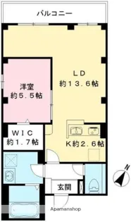 オンドワ ミュゾン M 東麻布【3階】の間取り