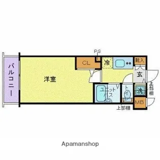トーシンフェニックス芝浦ベイフォート【11階】の間取り