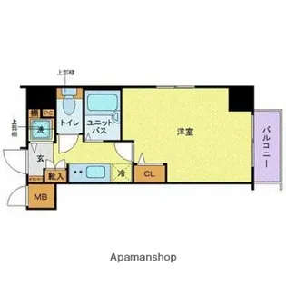 トーシンフェニックス芝浦ベイフォート【9階】の間取り