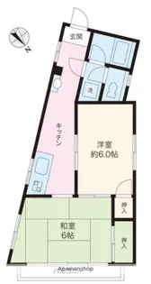 片平ビル【2階】の間取り