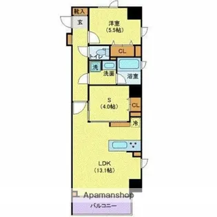 レーヴ半蔵門【3階】の間取り