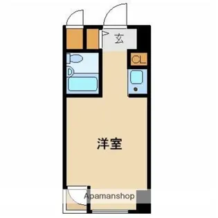 フォンテ六本木【6階】の間取り