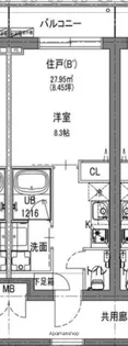 LALA NISHIAZABU【1階】の間取り