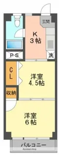 三昌マンション【1階】の間取り