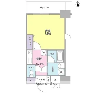 セレーノ品川【2階】の間取り