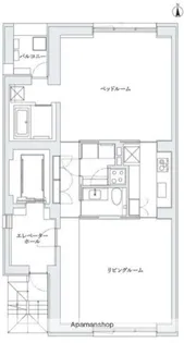 COMFY COLLECTION MINATO【9階】の間取り