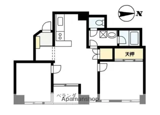 ベルナール麻布【5階】の間取り