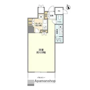 新橋プラザビル【10階】の間取り