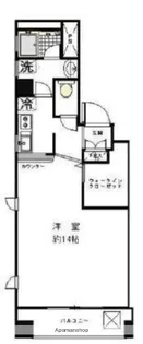 ヴェール赤坂【3階】の間取り