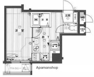 ガラ・シティ芝公園【12階】の間取り
