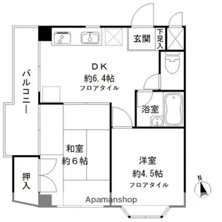 レジデンス鹿野Ⅱ【3階】の間取り