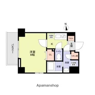 ルーセントK台東【4階】の間取り