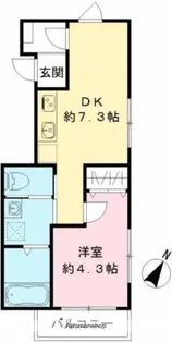 ルガロ西麻布【3階】の間取り