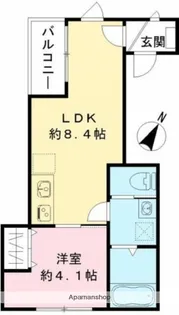 ルガロ西麻布【3階】の間取り