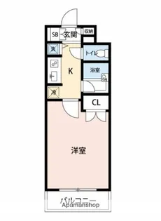 マイナビSTAY市ヶ谷【2階】の間取り
