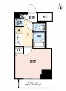 マイナビSTAYミライエ新橋御成門【8階】の間取り