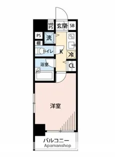 マイナビSTAYミライエ麻布十番イースト【8階】の間取り