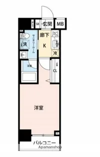 マイナビSTAYグランデ上野【8階】の間取り