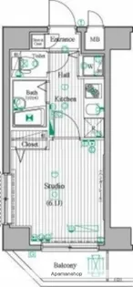 ガーラ・シティ東陽町【5階】の間取り
