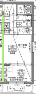 ラヴィエール住吉駅前【4階】の間取り