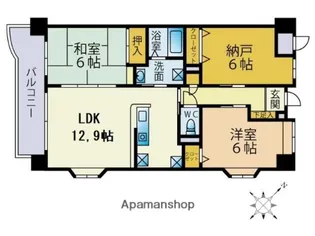ベルメゾン南篠崎ユニゾン【2階】の間取り