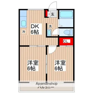 ハイツKINTARO【2階】の間取り