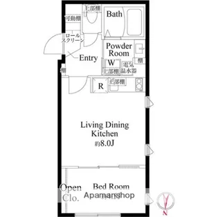 CASA PIAZZA 亀戸【2階】の間取り