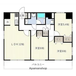 東林ビル(平井)【10階】の間取り