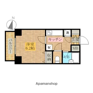 ソアブール小石川NOVA【4階】の間取り