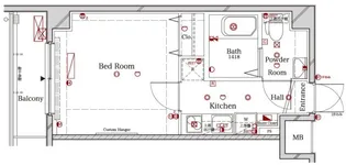 ラフィスタ中野鷺宮【2階】の間取り