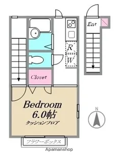 シーリオ国立【2階】の間取り