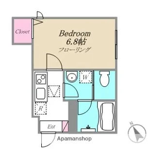 ESPACIO WAKO【102号室】の間取り