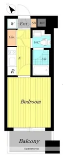 ミディアス・スカイコート赤坂【4階】の間取り