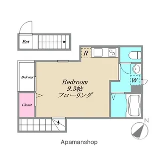 S−FLAT SUGINAMI【201号室】の間取り