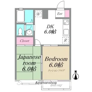 ベルストーン【1階】の間取り