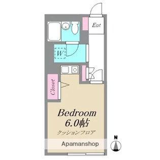 テン・メイツ【104号室】の間取り