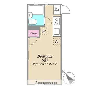 フューチャービーム【102号室】の間取り