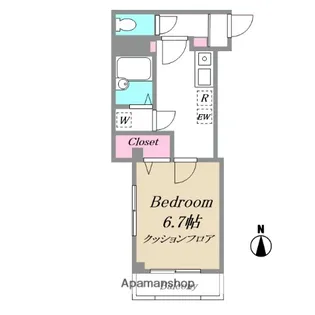 ドルフ新御徒町【2階】の間取り