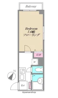 SOLBIS・K【102号室】の間取り