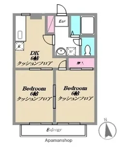 ロイヤルパレス弐番館【2階】の間取り
