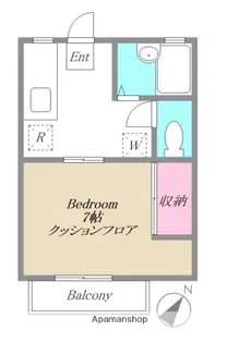 オーク・ハイホーム【1階】の間取り