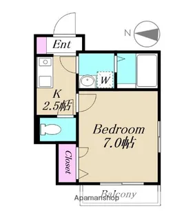 エスパシオ【2階】の間取り