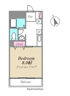 ドルフ国立【103号室】の間取り